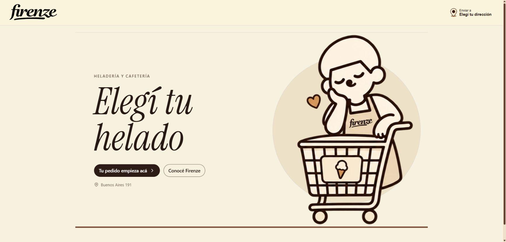 Captura pública de la tienda Firenze.